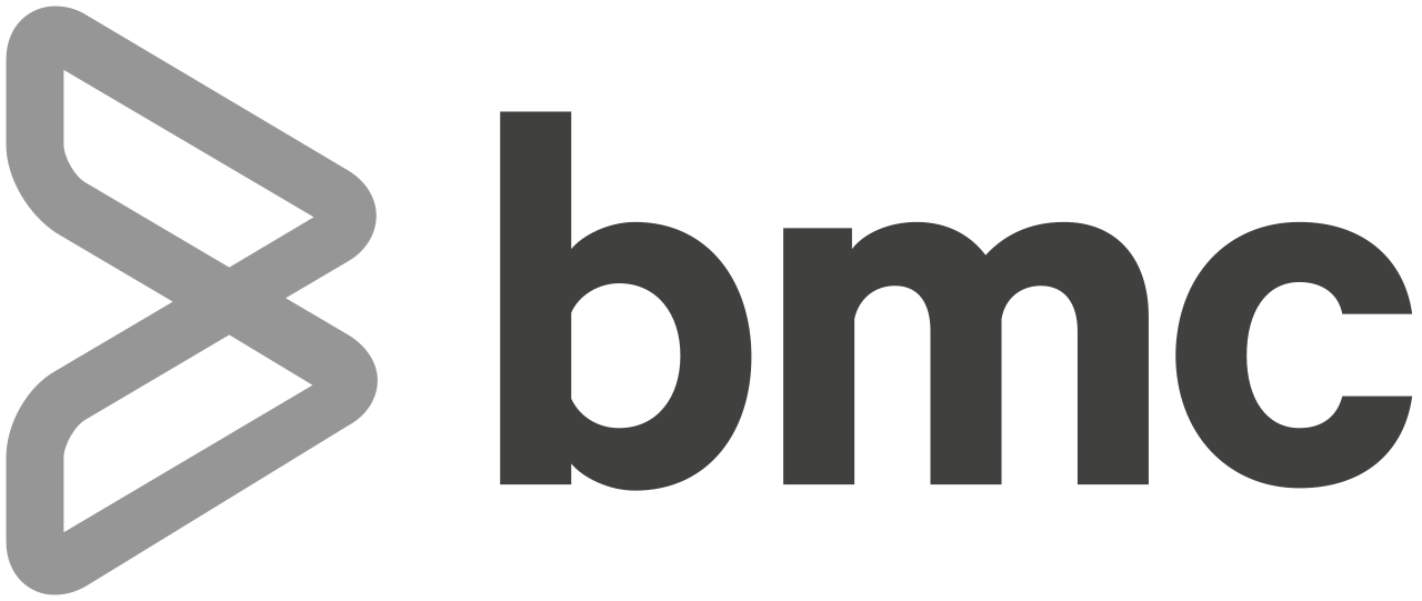 bmc software logo - gray